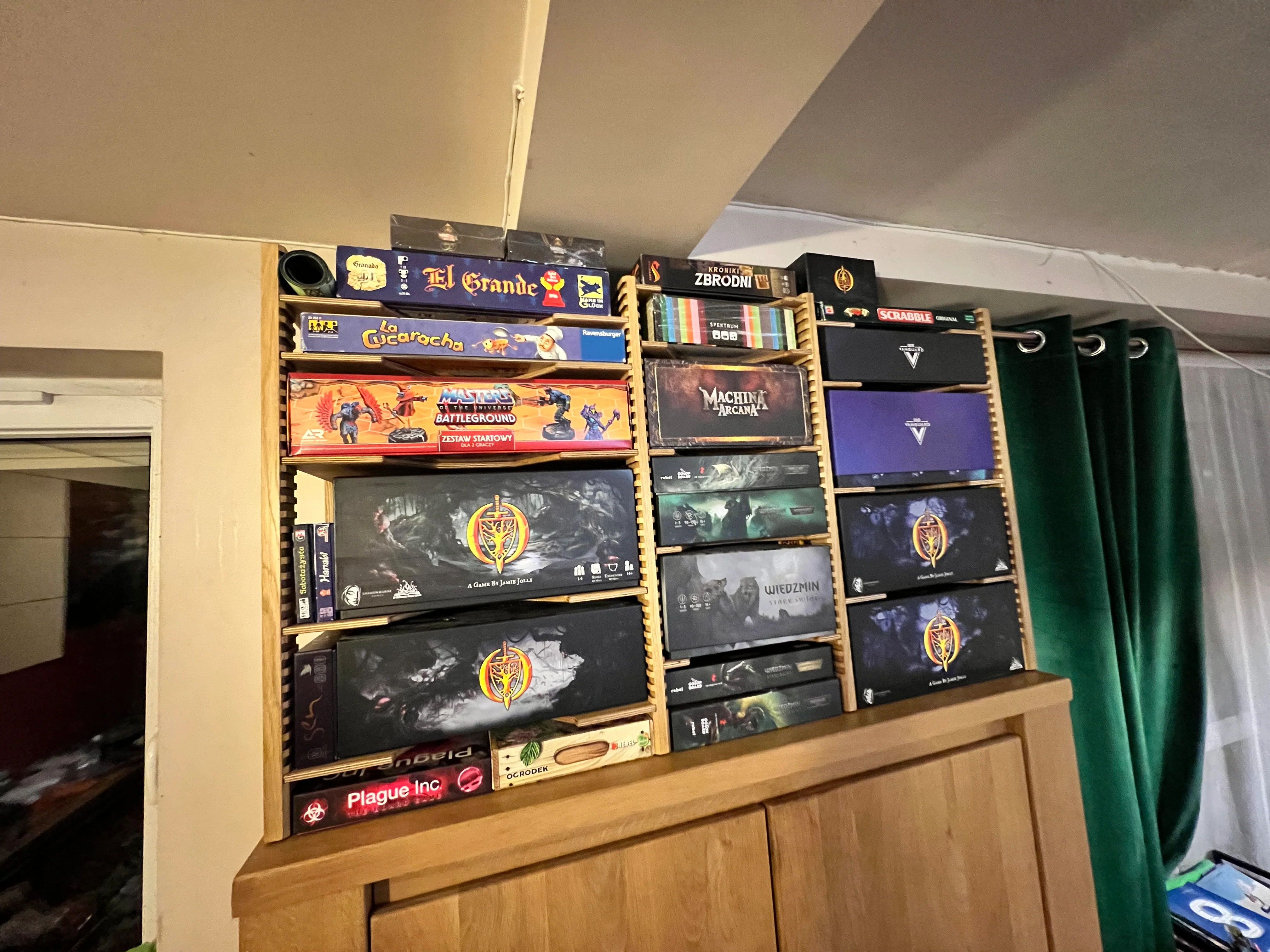Board Game Rack – Handcrafted Modular Oak Storage for Board Games (Pre-Order) - Image 12