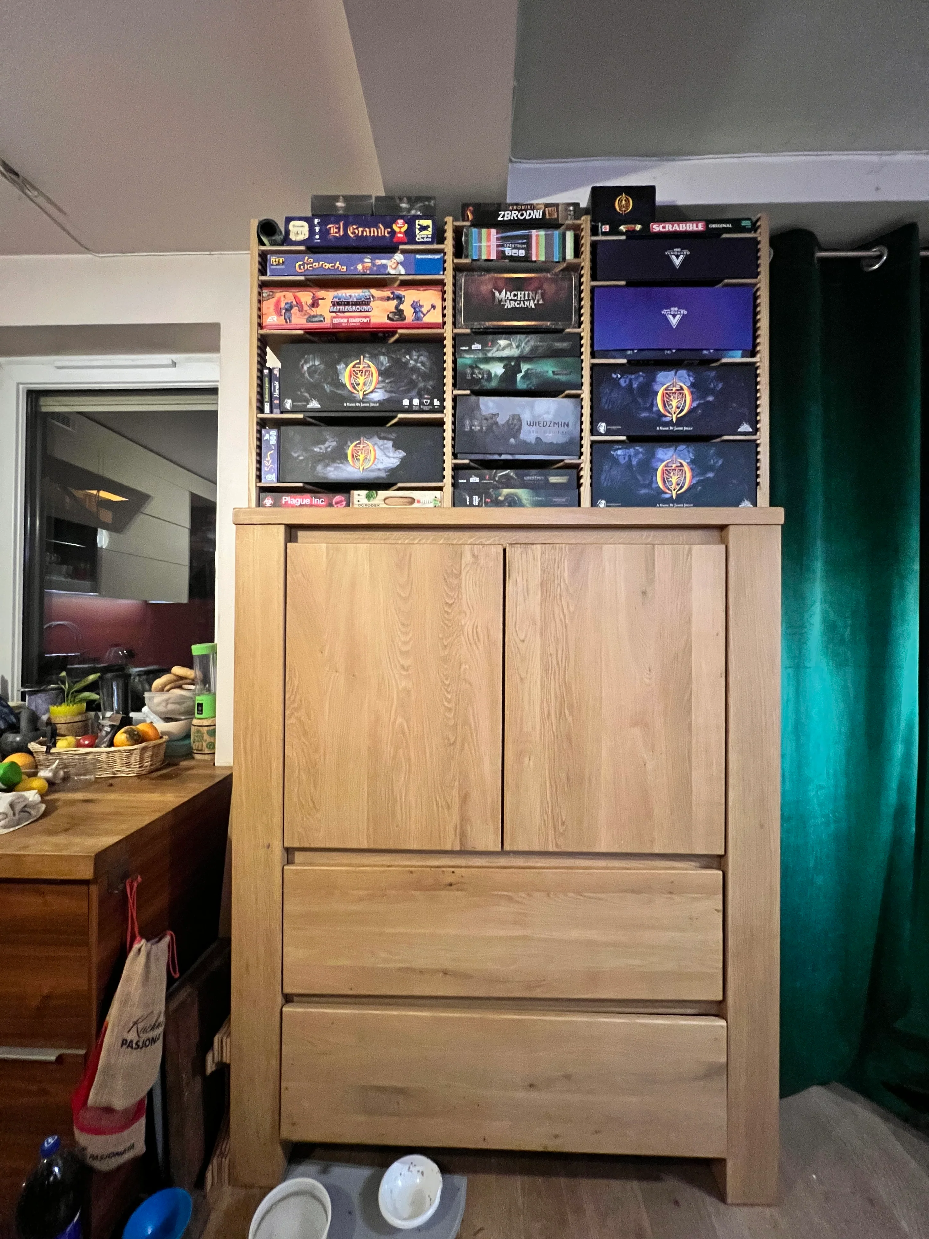 Board Game Rack – Handcrafted Modular Oak Storage for Board Games (Pre-Order) - Image 14