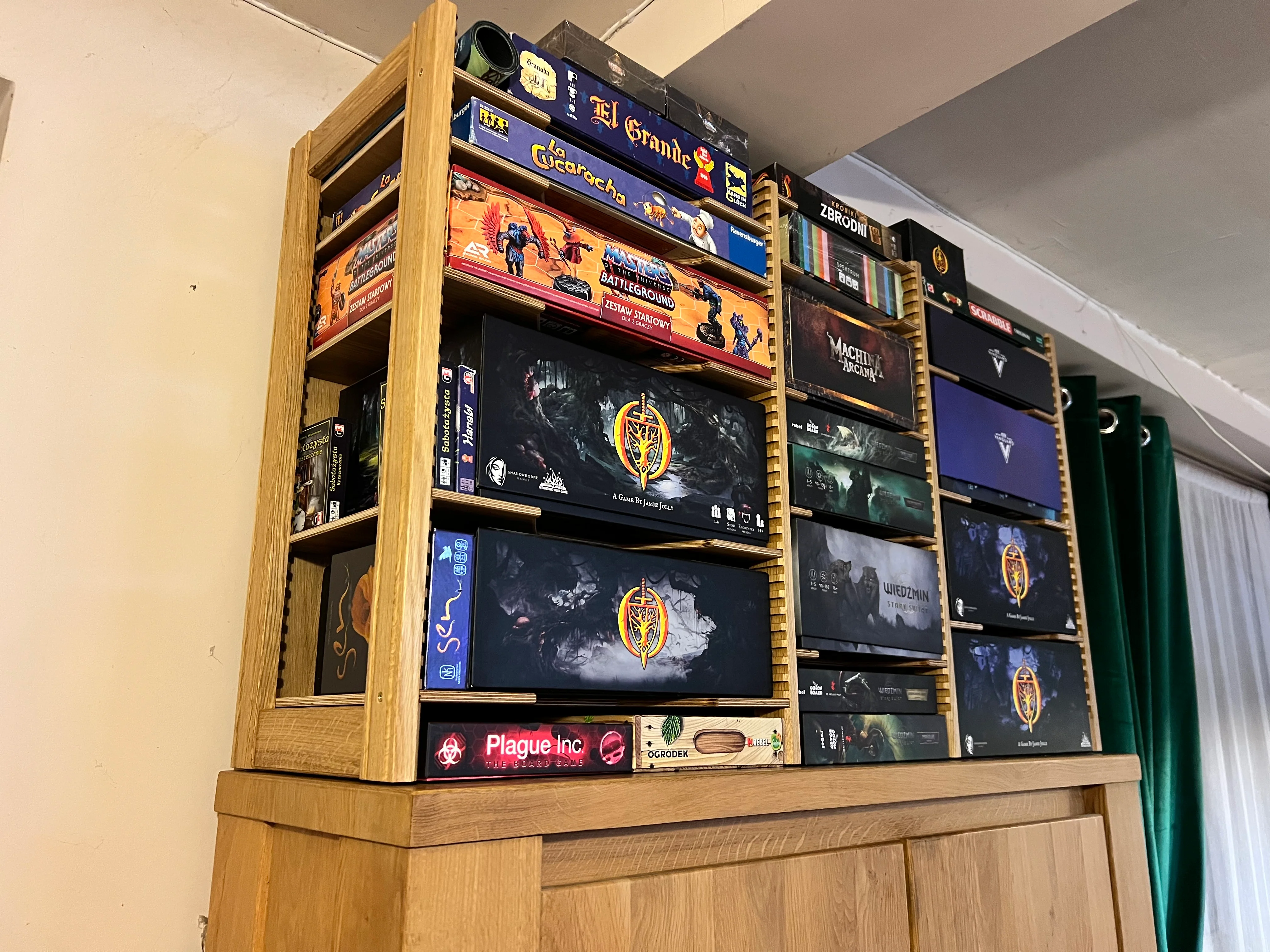 Board Game Rack – Handcrafted Modular Oak Storage for Board Games (Pre-Order) - Image 16