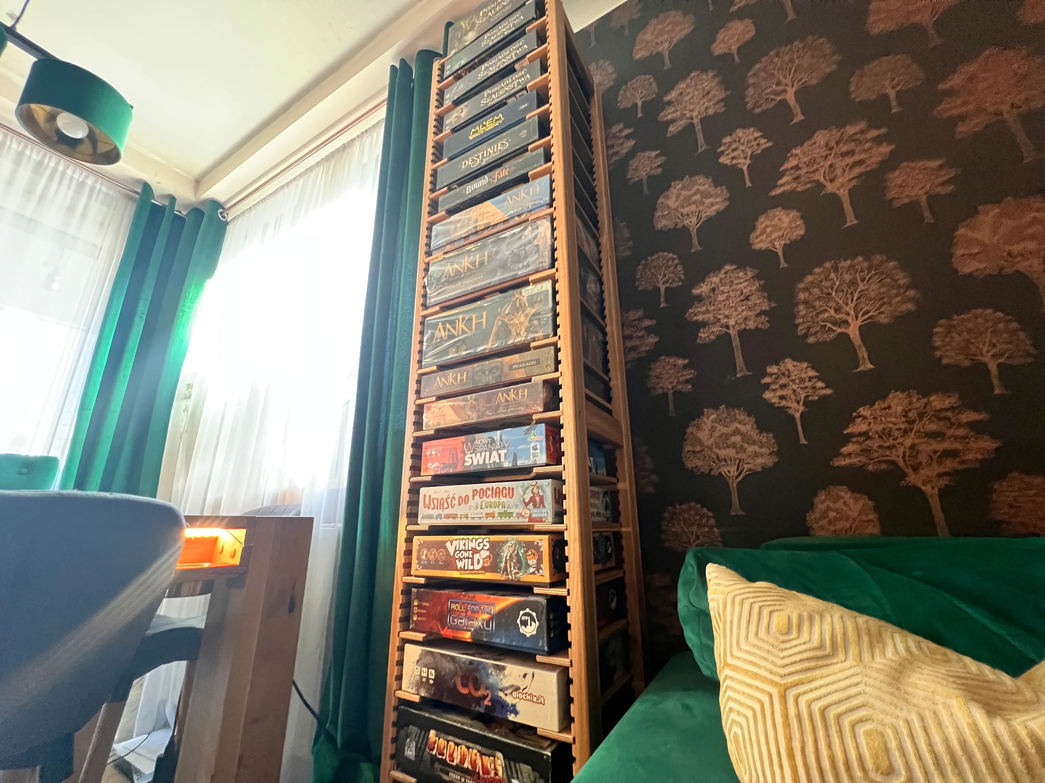 Board Game Rack – Handcrafted Modular Oak Storage for Board Games (Pre-Order) - Image 5