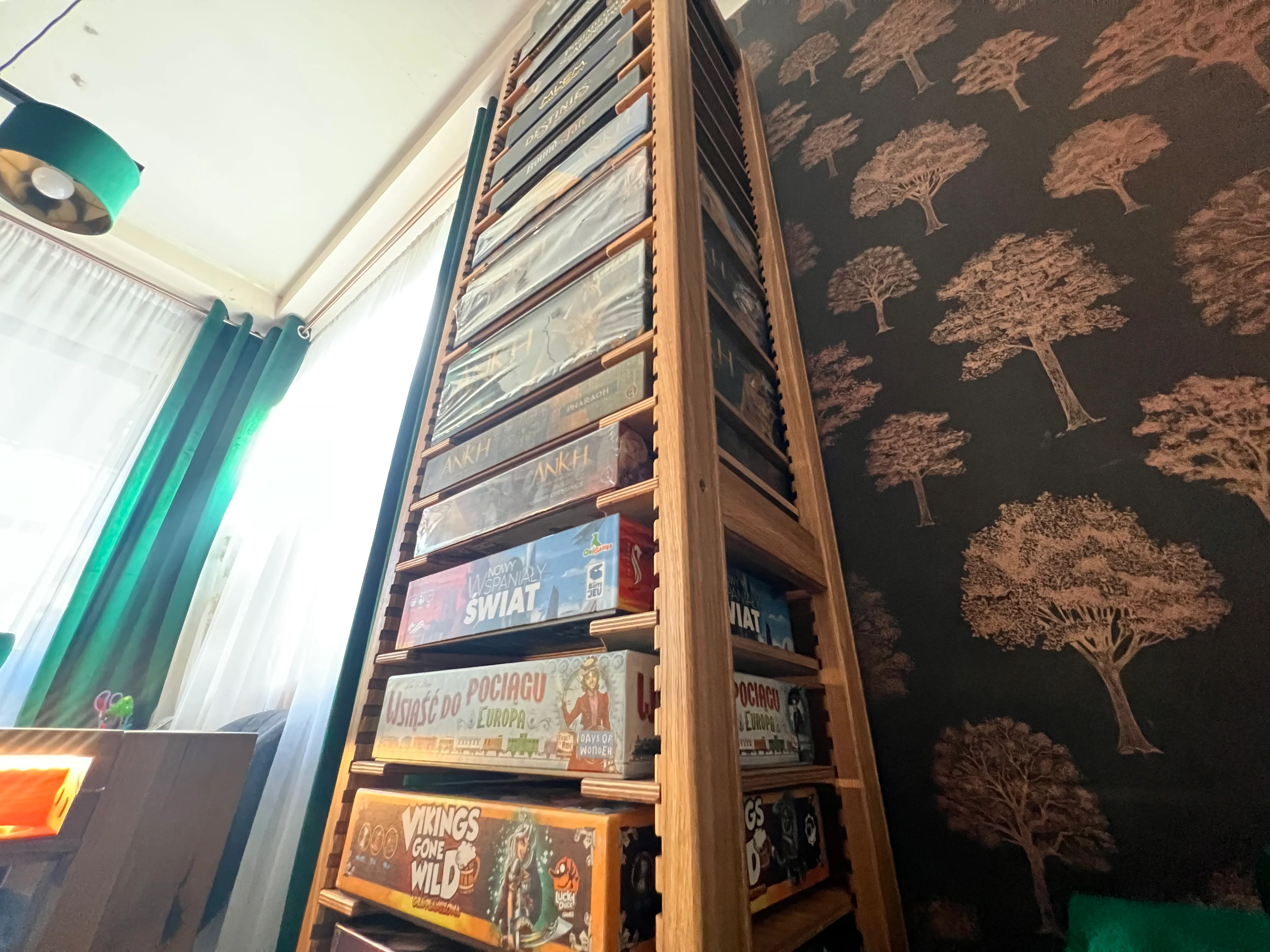 Board Game Rack – Handcrafted Modular Oak Storage for Board Games (Pre-Order) - Image 6