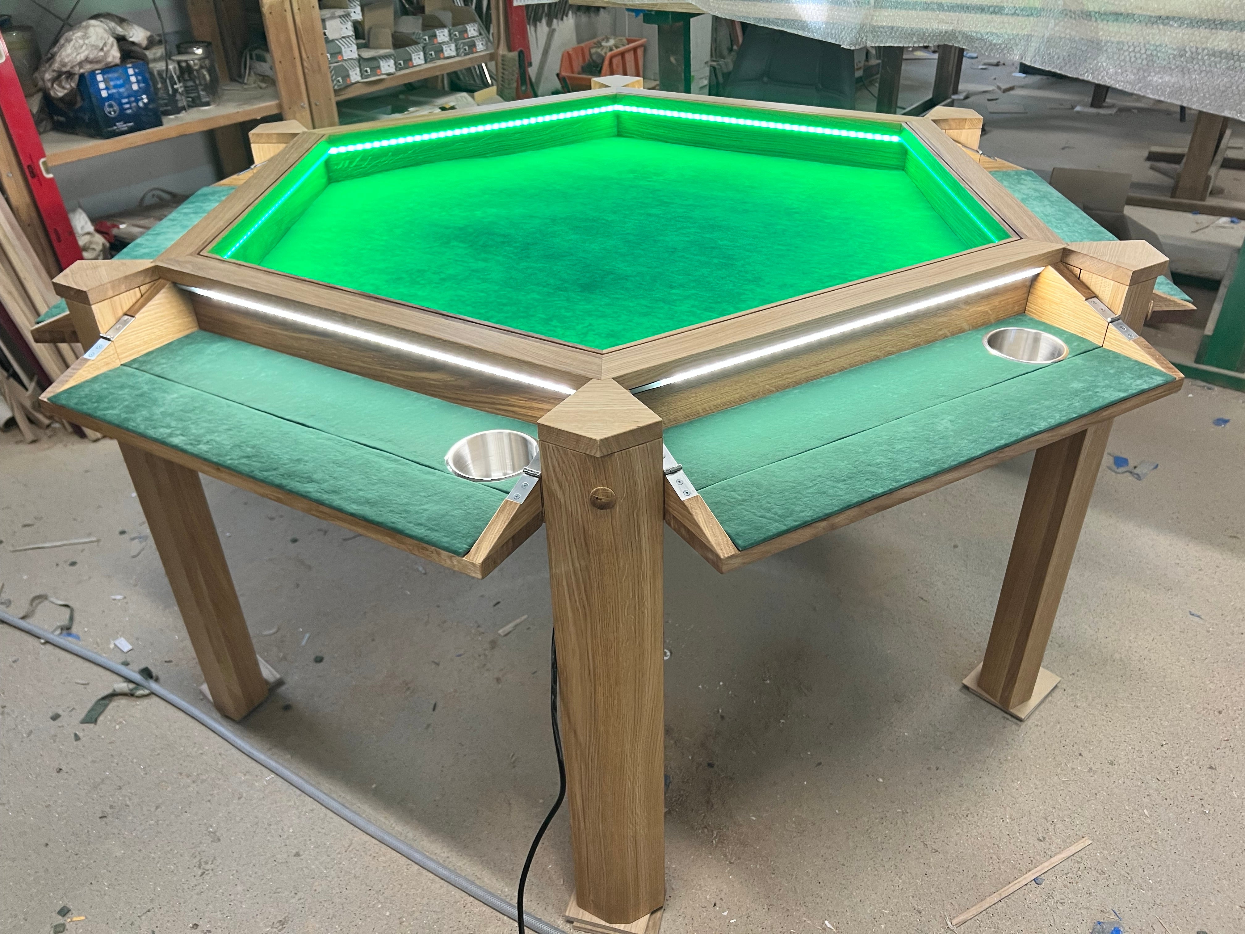 Mission Hex – Premium Oak Board Game Table - Image 14