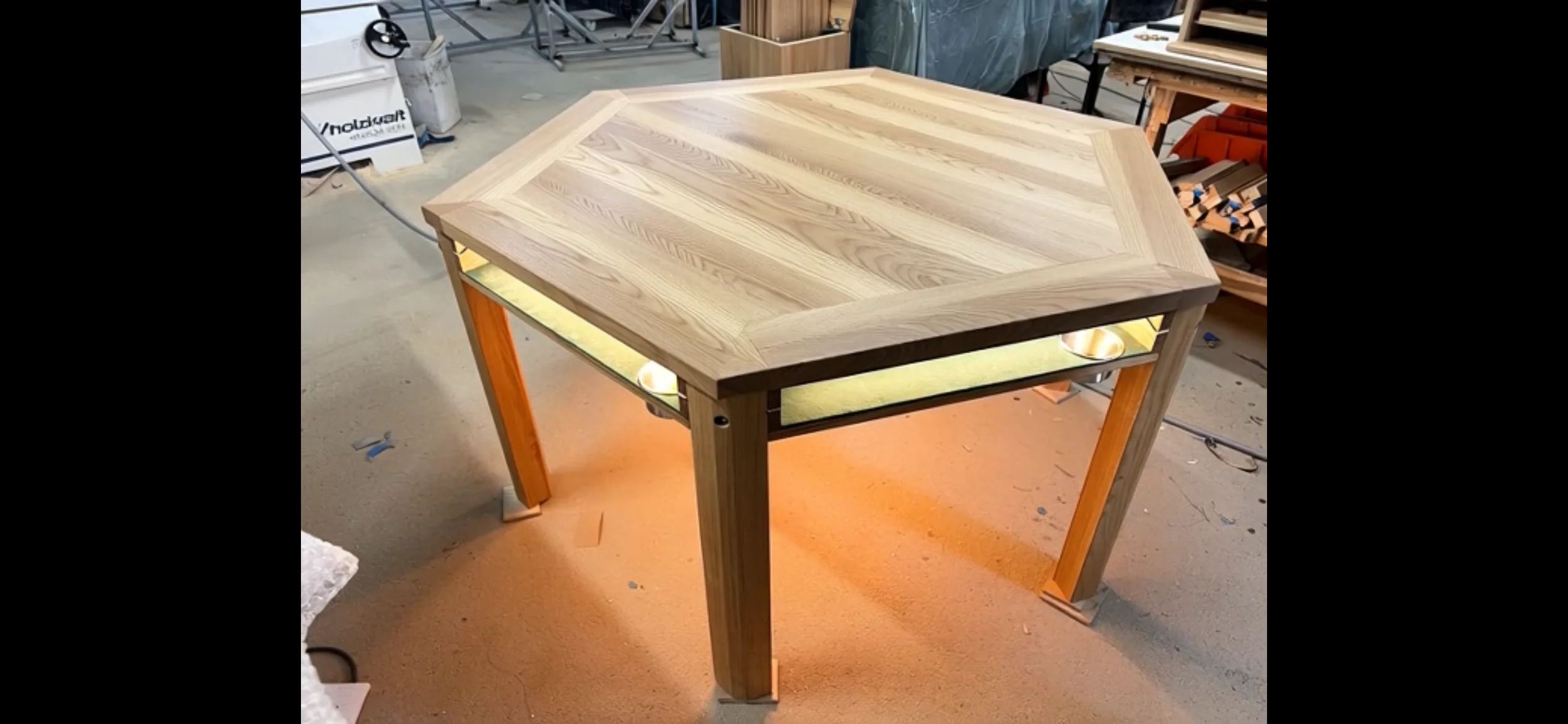 Mission Hex – Premium Oak Board Game Table - Image 16