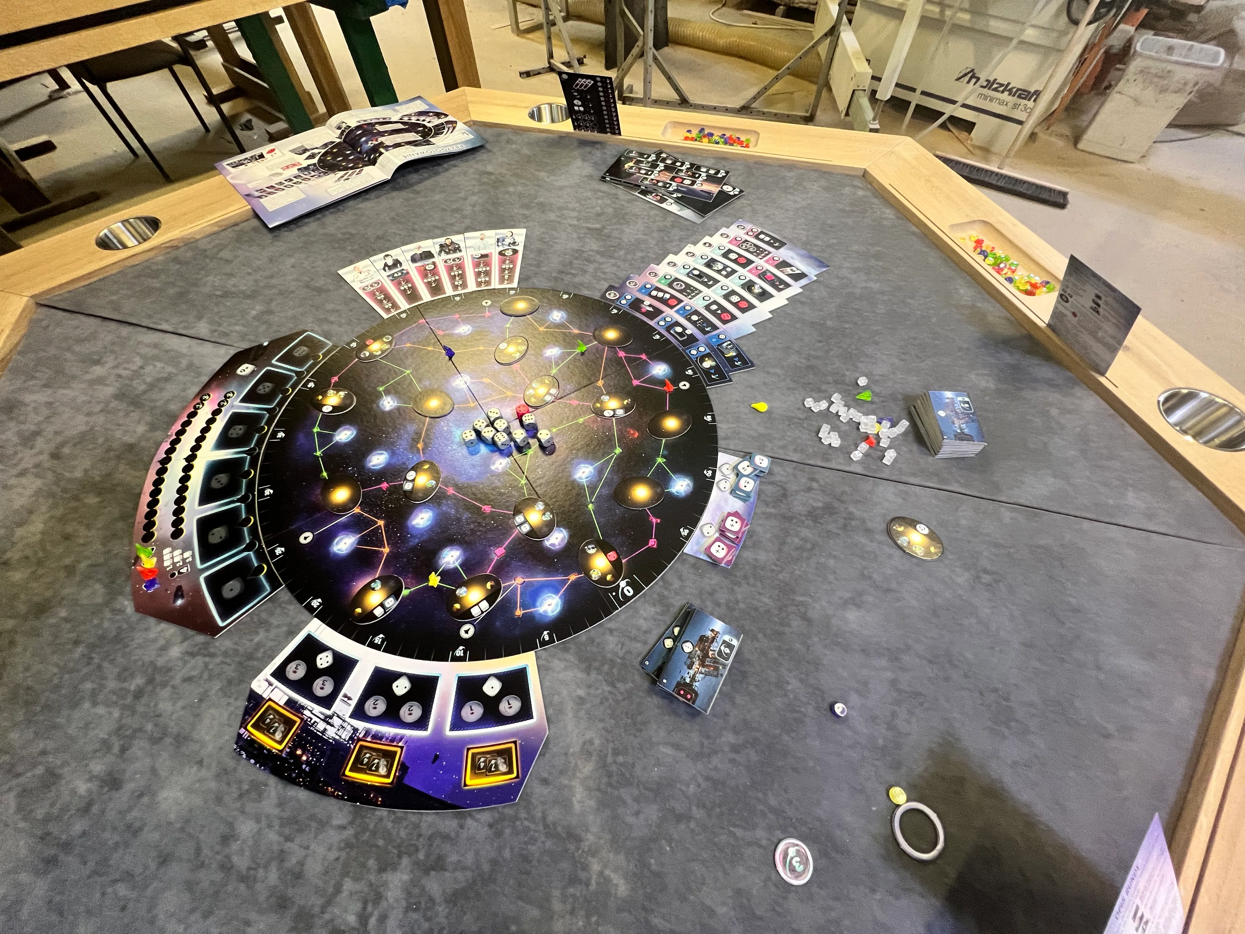 RAID HEX - Hexagonal Tabletop Overlay / Optional Stand-Alone Table - Image 4