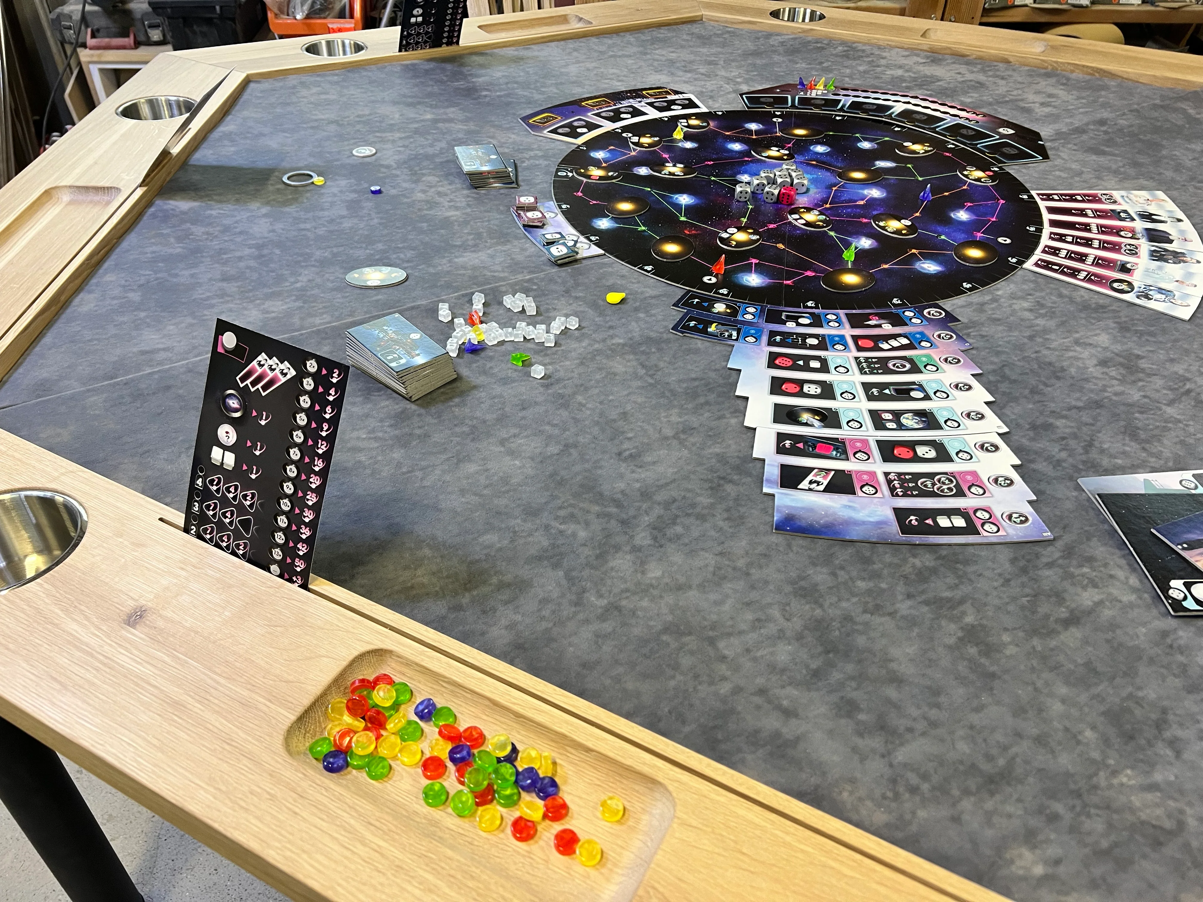 RAID HEX - Hexagonal Tabletop Overlay / Optional Stand-Alone Table - Image 8